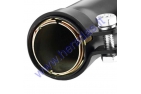 Muffler for motorcycle CAFE RACER L445 D45 + 3 pcs. adapter 35mm 39mm 43mm