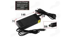 36V Ličio jonų baterijų pakrovėjas Tinka Xiaomi M365,Essential,1S,Pro,Pro2 Ninebot ES,E,F,D,MAX G30 G30E G30D ir kitiems (42V -2A) analogas EB415