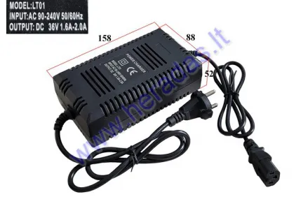 36V charger for electric ATV  HUNTER  800W 1.5A  lead batteries