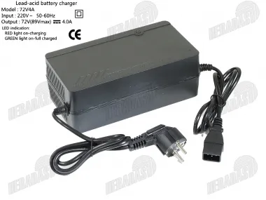  72V/32Ah 4.0 pakrovėjas elektrinio motorolerio PRAKTIK2, KING BOX3 švino baterijoms.analogas EB1314 XD