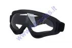 MOTORCYCLE GOGGLES CLEAR LENS