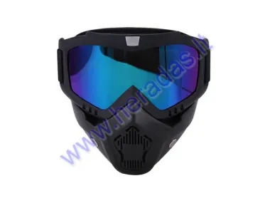 Goggles Full Face for the motorcyclist