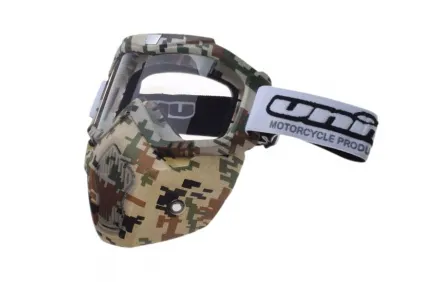 MOTORCYCLIST GOGGLES  FULL FACE UNIT 655 CAMO