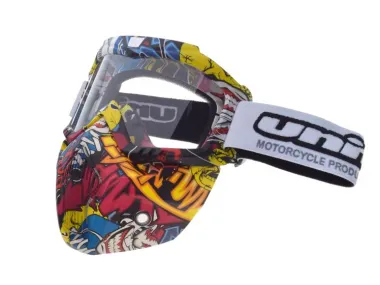MOTORCYCLIST GOGGLES FULL FACE UNIT 655 graphics
