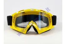 Dirt bike goggles clear lens