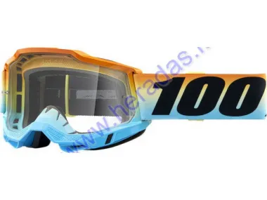 Glasses rider clear 100% Accuri 2 SUNSET CLR