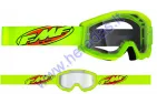 Akiniai motociklininko skaidrūs FMF VISION GOGGLE CORE, Flame
