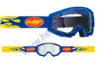 Akiniai motociklininko skaidrūs FMF VISION GOGGLE CORE, Flame