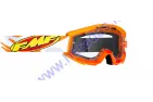 Akiniai motociklininko skaidrūs FMF VISION GOGGLE CORE, Flame