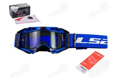 Motorcycle goggles clear LS2 AURA +PINLOCK