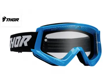 Akiniai motociklininko skaidrūs Thor Combat