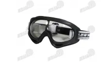 Akiniai motociklininko skaidrūs UNIT 13 juodi