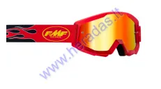 Akiniai motociklininko tamsinti FMF VISION GOGGLE CORE, Flame