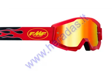 Akiniai motociklininko tamsinti FMF VISION GOGGLE CORE, Flame