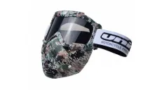 MOTORCYCLIST GOGGLES BLACK LENS  FULL FACE UNIT 655 CAMO