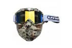 Akiniai motociklininko TAMSINTI  FULL FACE UNIT 655 CAMO