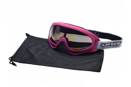 MOTORCYCLIST GOGGLES BLACK LENS UNIT 13 PINK