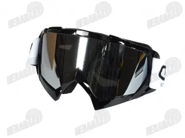 Akiniai motociklininko tamsinti UNIT 18 JUODI