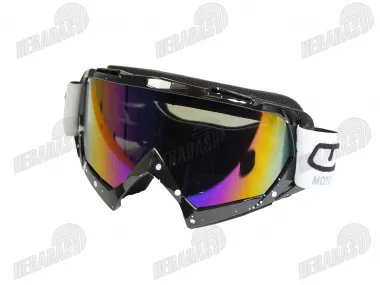 Akiniai motociklininko TAMSINTI UNIT 18 juodi