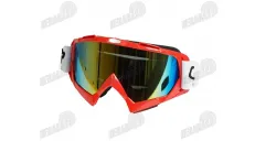 Akiniai motociklininko TAMSINTI UNIT 18 RAUDONI