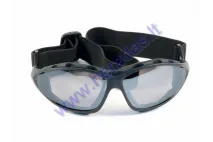 Motorcycle goggles black lens