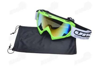 Motorcycle goggles UNIT 18 green