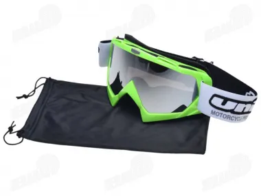 Motorcycle goggles UNIT 18 GREEN