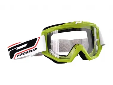 Akiniai motociklininko veidrodiniai PRO GRIP 3201 Raceline green žali