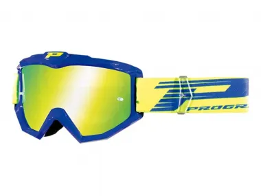 Akiniai motociklininko veidrodiniai PRO GRIP 3201FL Atzaki MX blue mėlyni