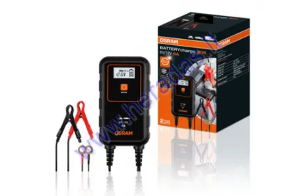 Akumuliatoriaus įkroviklis Osram 906, 12-24 V 6A 1-110Ah