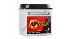 BATTERY 11Ah.140A 12V BIKE BULL BANNER YB10L-A2  135X90X145