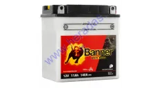 BATTERY 11Ah.140A 12V BIKE BULL BANNER YB10LB 135X90X145