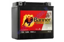 Battery 12Ah.180A 12V BANNER AGM YTX14-BS