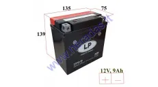 BATERRY 12V 9Ah YTX9A-BS LANDPORT AGM