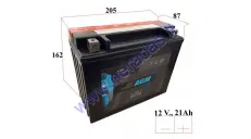 Battery 21Ah.350A  12V  INTACT AGM YTX24HL-BS  205x87x162