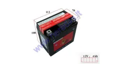 Battery 4Ah.55A 12V BANNER AGM YTX5L-BS