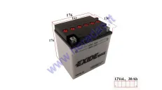 Akumuliatorius motociklo 12V 30Ah EB30L-B