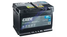 Car battery 77Ah tr.760A EXIDE EA770 278x175x190