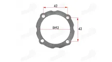 Crankshaft cover gasket for motorcycle, moped 50cc 70cc 120cc fits CHAMP DELTA, CHAMP MONTANA