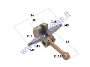 CRANK SHAFT FOR 43CC BRUSH CUTTER