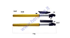 Shock absorber set for 250cc motorcycle suitable for SHINERAY models