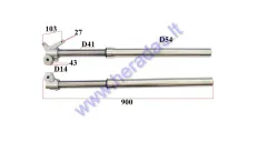 SHOCK ABSORBER SET FOR 250CC MOTORCYCLE SUITABLE FOR MTL250 MOTOLAND