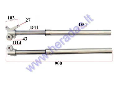 SHOCK ABSORBER SET FOR 250CC MOTORCYCLE SUITABLE FOR MTL250 MOTOLAND