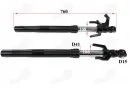 Shock absorber set for motorcycle 50cc fits NAKED50