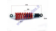 Shock absorber for 110-125 ATV quad bike L250 spring diameter 8