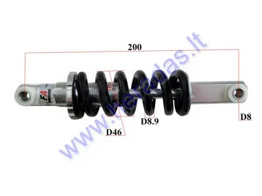 Shock absorber for motorcycle 50cc L200 sp8.9