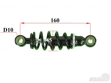 Amortizatorius ATV keturračio motociklo L160 tinka PRAKTIK1 EKO