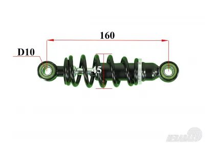 Amortizatorius ATV keturračio motociklo L160 tinka PRAKTIK1 EKO Amortizatorius ATV keturračio motociklo L160 tinka PRAKTIK1 EKO