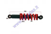 Shock absorber for ATV quad bike L200 spring diameter 8