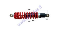 Shock absorber for ATV quad bike L280 spring diameter 8,2